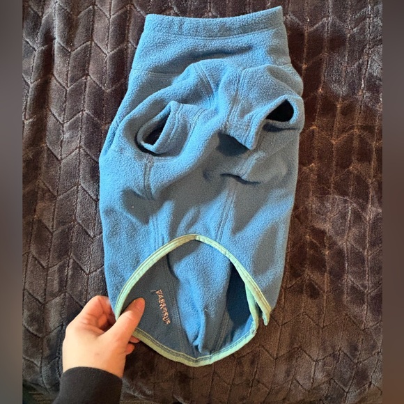 Blue Fleece Dog Jacket - Picture 2 of 4